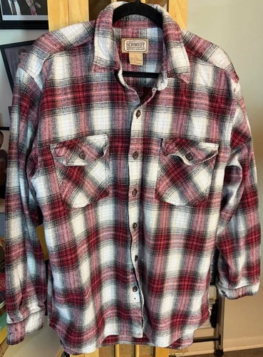 C.E. Schmidt Workwear Heavy Weight 100% Cotton Shirt; size large - product listing photo