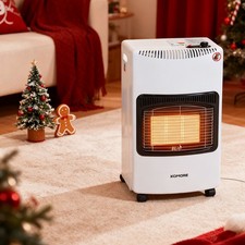 Portable Calor Gas Heater w/ Wheel 4.2KW Freestanding Fire Butane Cabinet Heater