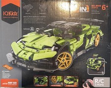 STEM Building Blocks Kit for Kids - 2 in 1 Remote Control Race Car and Robot Toy