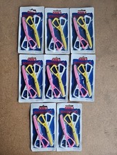 Vintage Kiddle Scissors Set Plastic Covered NOS Sealed Lot of 8 packs