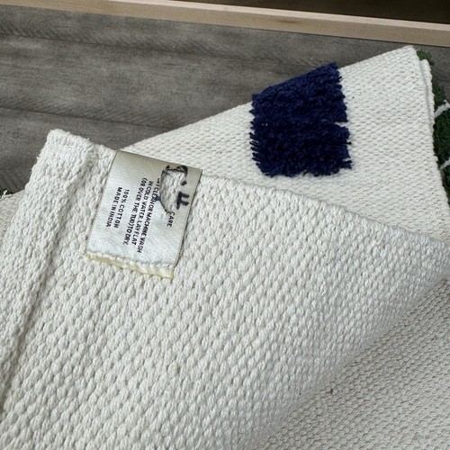 West Elm Quiet Town Reyes Bathroom Rug 56”x22” Pine Natural Multicolor NWOT - Picture 4 of 4