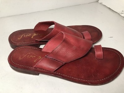 Free People Womens Sant Antoni Luggage Leather Sandals Size 36.5 US 6