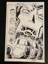 Fantastic Four Original Comic Art Print Page by Scott Reed (2004)
