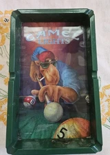 Vintage Camel Lights Joe Camel Pool Table Ashtray Design. Excellent