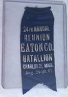 1907 GAR Civil War Veteran Reunion Eaton Co Battalion Charlotte Michigan Ribbon