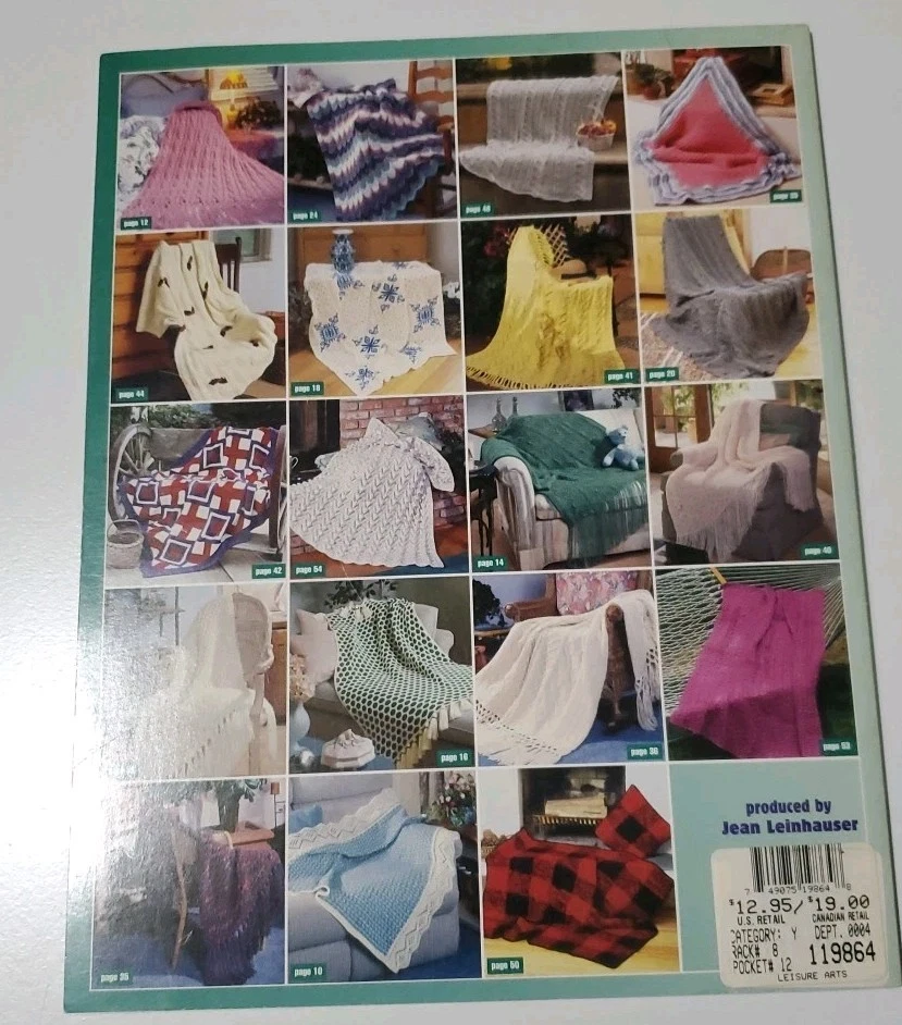 The Ultimate Book of Knit Afghans American School of Needlework 1293 19 designs - Image 2 of 3