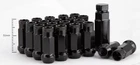 Aodhan XT51 14x1.5mm Extended Open Lug nuts (Black Set of 20PC w/Key) 51mm