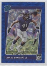 2021 Panini Donruss Optic Rated Rookie Blue Scope Prizm Chazz Surratt #280 1ao0