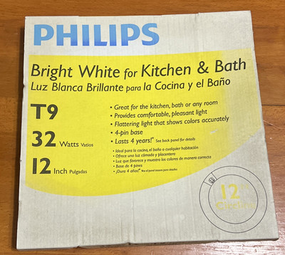 Philips Bright White for Kitchen & Bath T9 32W 12 In Circle (Pack of 4)