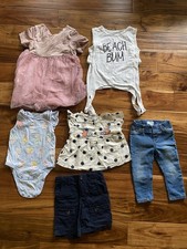 Lot of 6 Gap Carters 18-24M 2 Years Baby Girl Summer T-Shirt Short Dress 176
