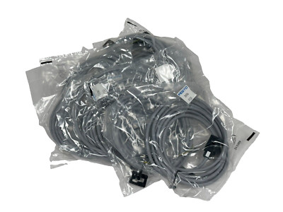 LOT OF 11 NEW FESTO 30936 PLUG SOCKETS W/ CABLES