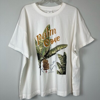 NWT Desmond & Dempsey x H&M Organic Cotton Graphic T-Shirt Size XXL