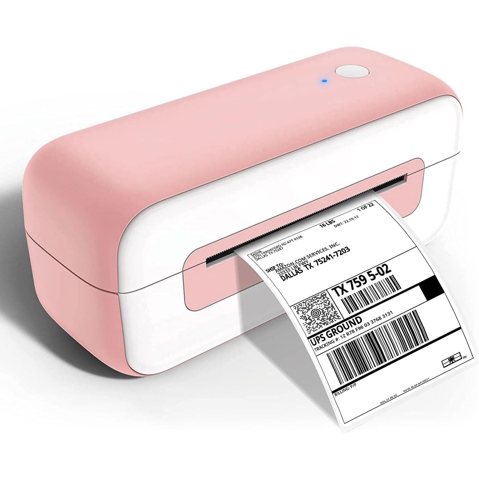 Phomemo Pink 4x6 Thermal Label Printer for Shipping Packages