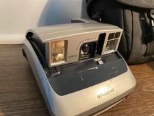 Lot 2 Vintage Polaroid One600 One 600 Silver Insta Instant Film Cameras