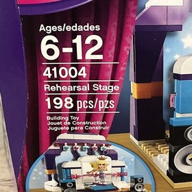 LEGO Friends Rehearsal Stage (41004)-New in Damaged/Open Box Rare Retired