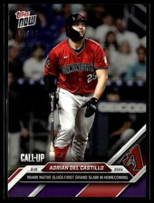2024 Topps Now 569 Adrian Del Castillo Arizona Diamondbacks Call-Up Purple 11/25