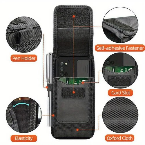 Cell Phone Holster Pouch Case Vertical/Horizontal, With Belt Clip XL & XXL - Picture 7 of 12