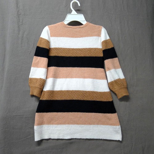 H&M Kid's Striped Knit Sweater Dress Size 6 Pink - Picture 7 of 11