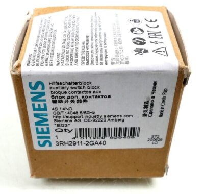 Siemens Hilfsschalterblock 3RH2 911-2GA40 | E:03 | 3RH2911-2GA40