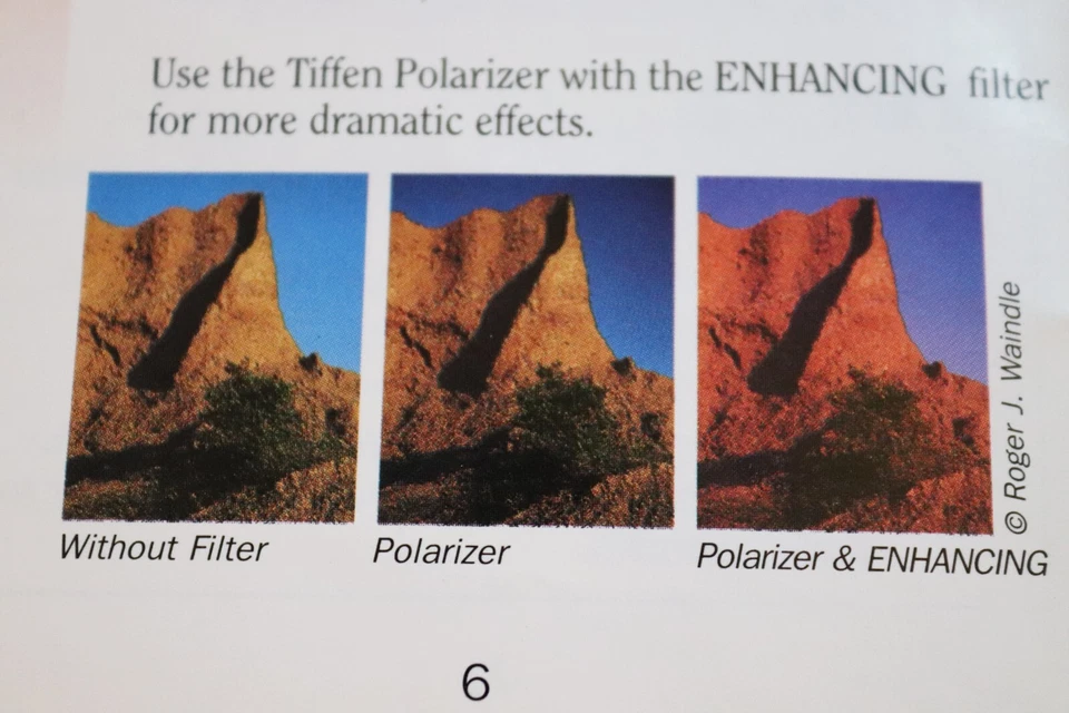 New Vtg TIFFEN 46mm Polarizer FILTER 46mm Linear Polarizing Filter f/SLR Cameras - Image 4 of 4