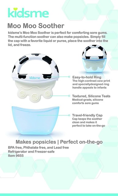 kidsme icy moo moo ice teether