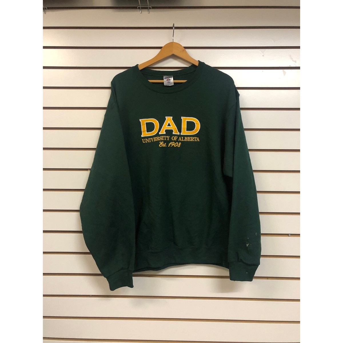 Vintage university of Alberta DAD Sweatshirt size Large 1990s 80s