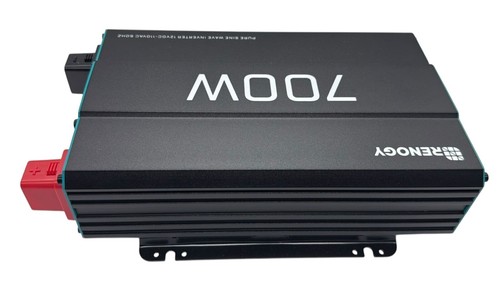 Renogy 700W Pure Sine Wave Inverter 12V DC to 120V AC Converter Remote Control - Picture 3 of 7