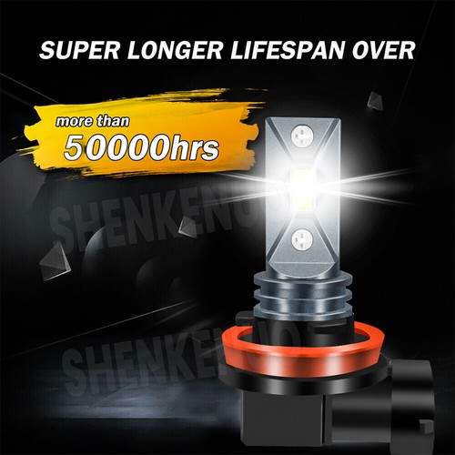 Faros antiniebla LED para Toyota Corolla CE LE C S sedán 4 puertas 2009-2015 H11 3570 - Imagen 7 de 18