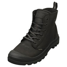 Palladium Pampa Zip Mens Casual Boots in Black