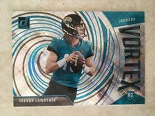 *****  2021 Trevor Lawrence Donruss Vortex SSP Cosmic 97/100 Jaguars Rookie RC 