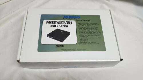 Addonics eSATA CD, DVD y Blu-ray