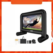 Inflatable Movie Screen 14/16FT Inflatable Projector Screen for Outside w/Blower