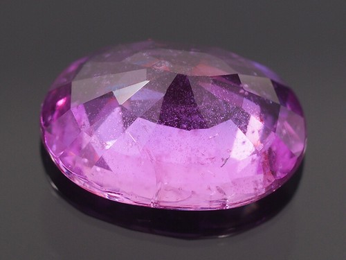 NATURAL MINE - UNHEATED OVAL PURPLISH PINK SAPPHIRE 1.87 CT. - Bild 2 von 3