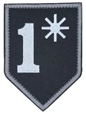 1* ONE ASS TO RISK ASTERISK SWAT FUNNY TACTICAL ARMY HOOK MORALE PATCH