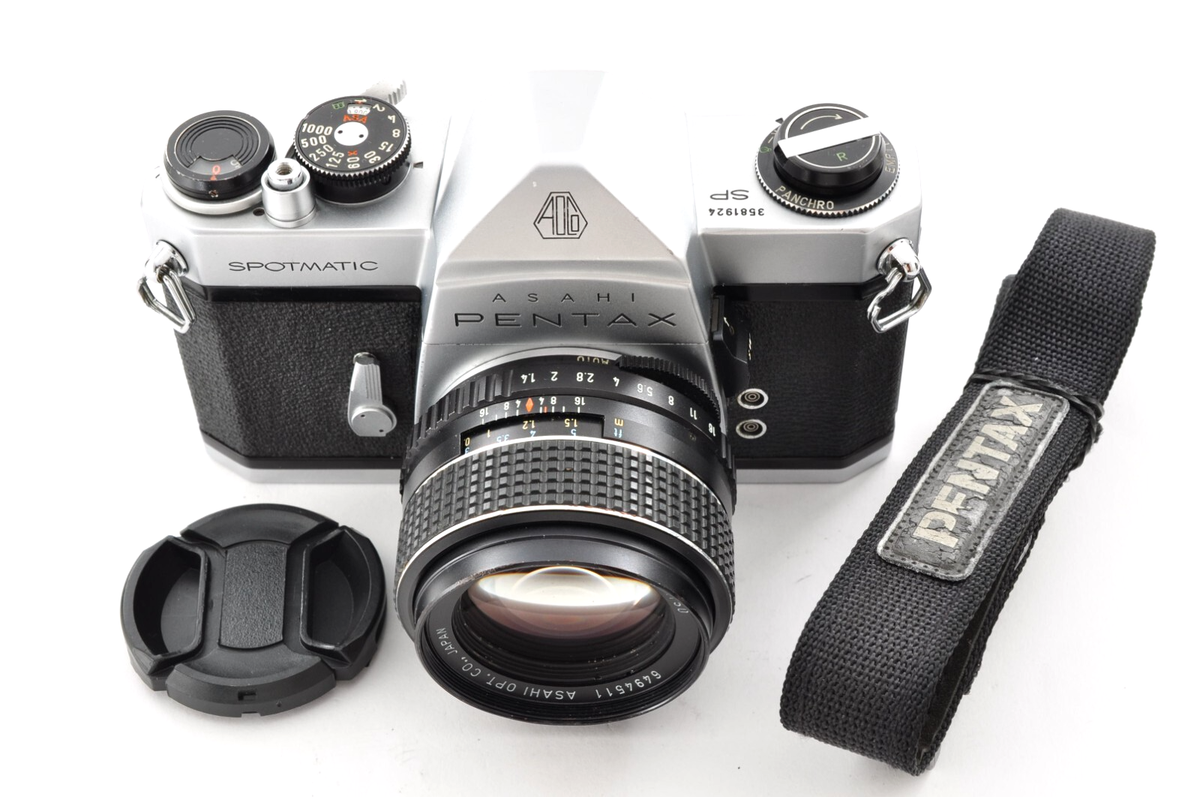 Pentax Spotmatic SP Film Camera SMC Takumar 55mm f/1.4 Lens