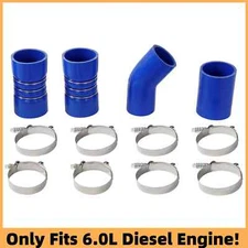 Turbo Intercooler Pipe Boot Clamps Kit For Ford 6.0L F250 F350 F450 F550 2003-07