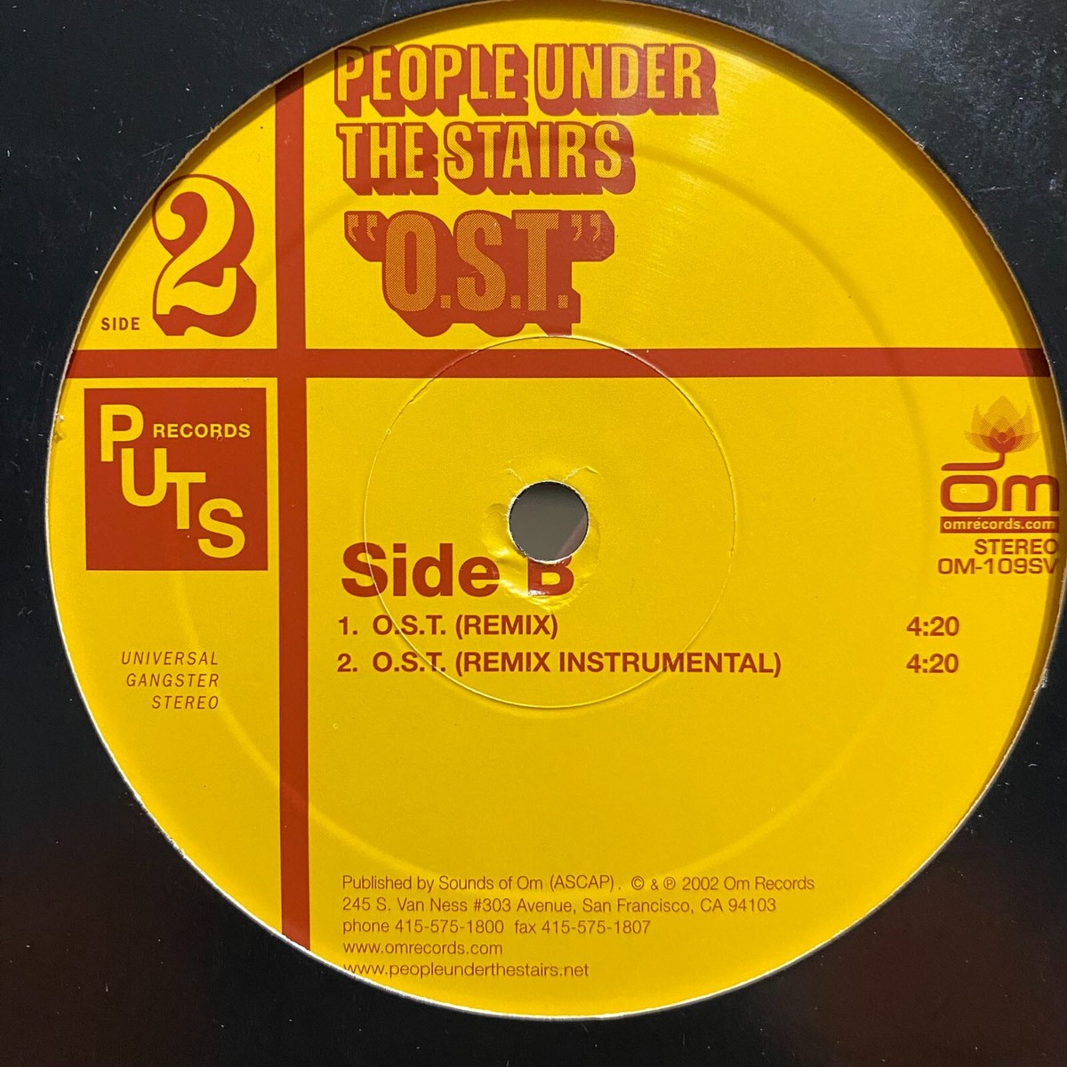 PEOPLE UNDER THE STAIRS - O.S.T. (+REMIX) (12