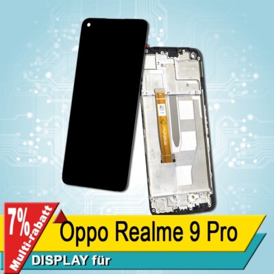 Display Für Oppo Realme 9 Pro Bildschirm Lcd Schwarz Rahmen