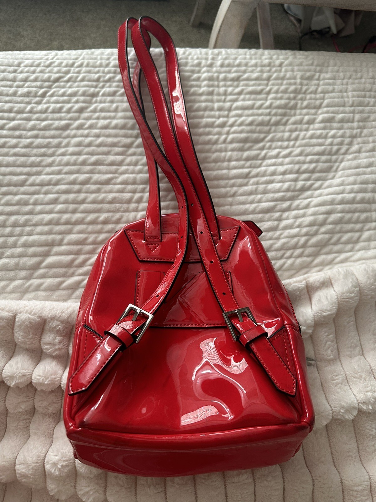 Pre-owned Kendall + Kylie Red Leather Backpack Purse for Women image 3