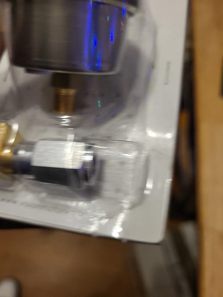 Medidor de presión de combustible lleno de líquido 100 psi Blue Face Vision Motorworks nuevo Foto 4 de 4