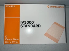 *10-Pieces* Smith & Nephew IV3000 Standard Moisture 4" x 5.5" Dressing 4925