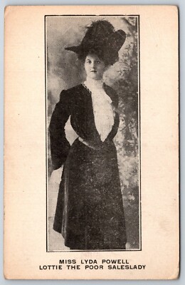 Columbus NATIVE Charles E Blaney's Play Lottie the Poor Saleskay~Lyda Powell