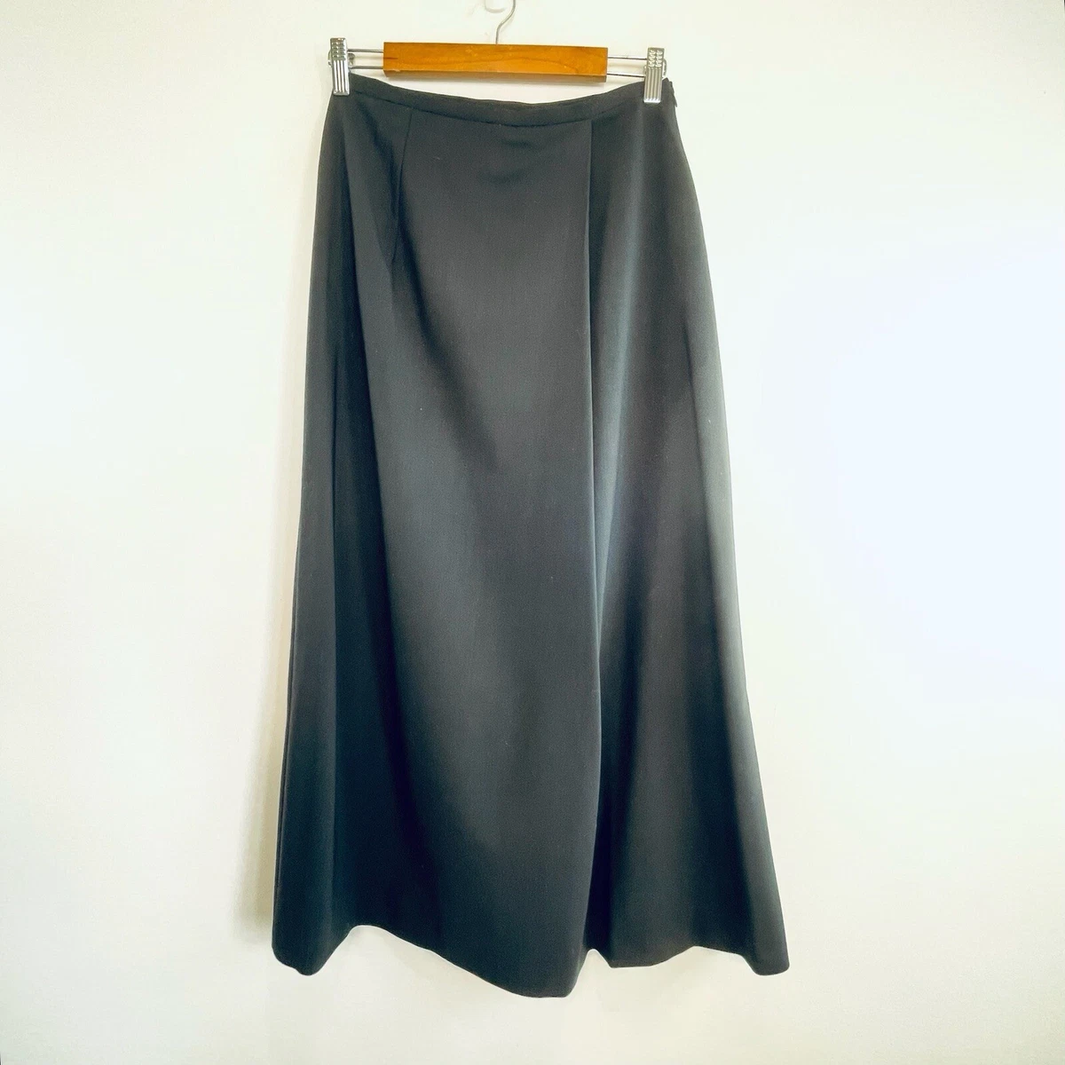 Jupe Renato Nucci Noire Taille 42 - Jupe Superposée En Maille Nylon (très Bon état)