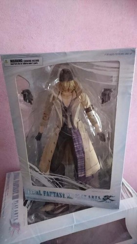 Figurine Play Arts Kai Final Fantasy XIII - Sazh Katzroy - État Neuf