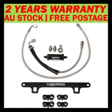 Turbo Pros Oil Feed Line & Support Bracket Kit For Ford Falcon XR6 BA/BF/FG 4.0L