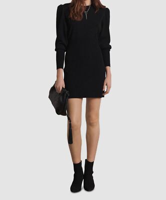 $295 Ba & Sh Women's Black Silk Long Sleeve Salome Sweater Dress Size XS | eBay $295 Ba & Sh Women's Black Silk Long Sleeve Salome Sweater Dress Size XS | eBay