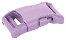 25 - 1 Inch Lavender YKK Contoured Side Release Plastic Buckle