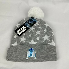 Disney Star Wars R2-D2 Girls One Size Fits All Beanie Hat NWT Free Shipping