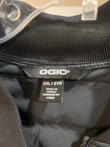 Ogio Jacket Mens 2XL Black Full Zip Pockets Lined Filled Puffer Excellent /Used - Picture 3 of 17