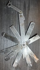 VINTAGE KASTAR FEELER GAUGE with 2” RULER - SPARK PLUG GAPPER - MADE in USA